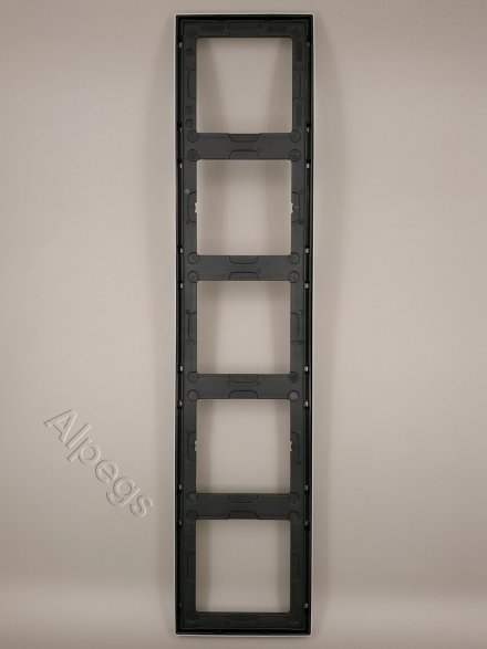 LSmetal Рамка 5-ная, алюм. AL2985