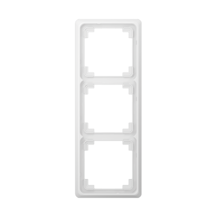 CDP583WW Рамка для вертикальной и горизонтальной установки, 3-кратная, белая