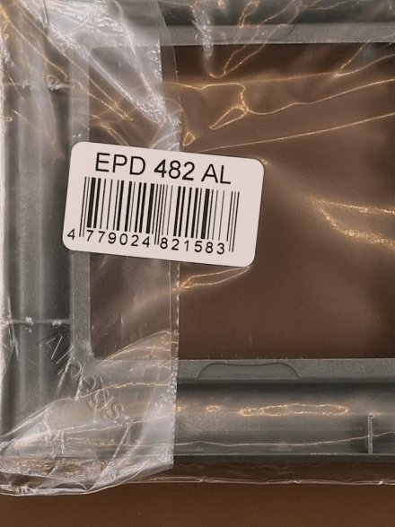 Рамка двойная Jung Eco Profi Deco, алюминий, EPD482AL