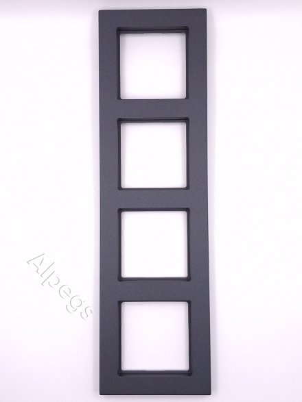 Jung A550 - Рамка 4-ая, цвет антрацит A5584BFANM