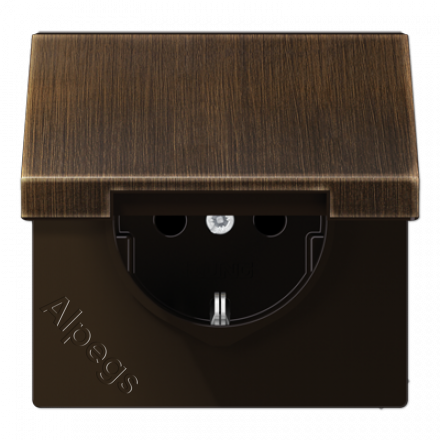 Штепсельная розетка SCHUKO 16A 250V с крышкой, защитой от детей ME1520KIKLAT