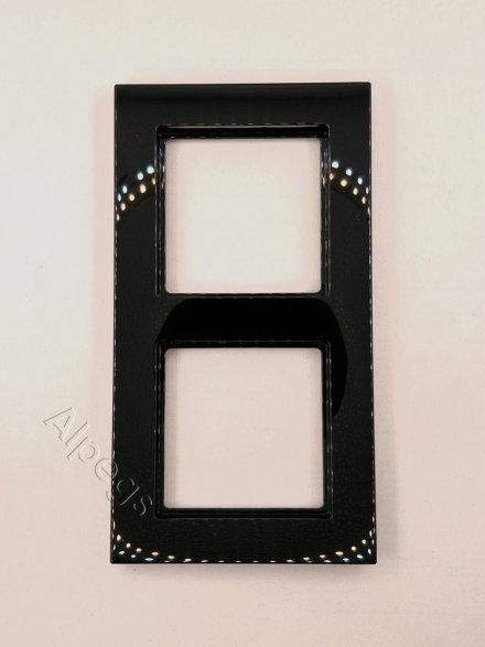 Jung A550 - Рамка 2-ая, цвет матовый черный A5582BFSWM