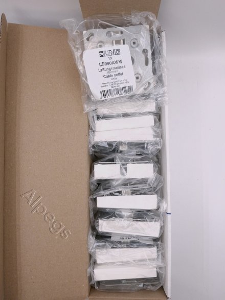 LS990AWW Подсоединитель провода с разгрузкой натяжения; белый