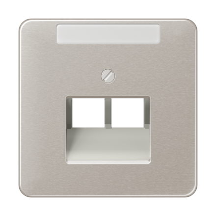 CD569-2NAUAPT Крышка для ординарной телефонной и компютерной розетки  UAE; платина