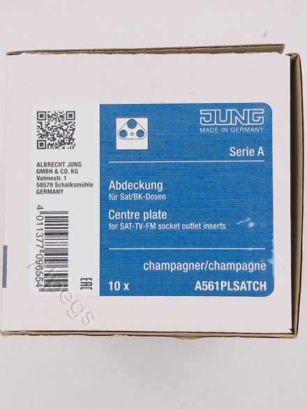 A561PLSATCH A 500, Крышка для TV+FM+SAT розетки, шампань