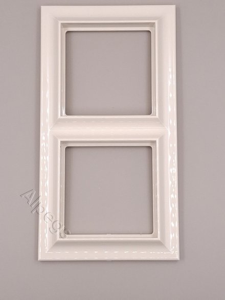 Eco Profi Standart Рамка 2-местная, цвет Слоновая кость EPS482