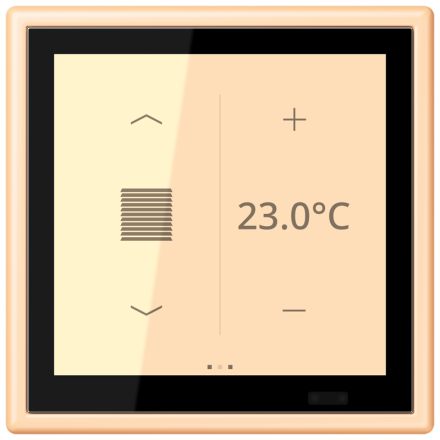 KNX комнатный контроллер LS TOUCH, LC 459 D1 S223