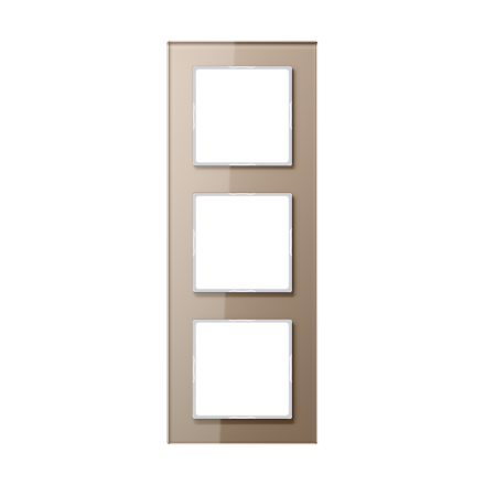 AC583GLCH A creation, Рамка 3поста, стекло шампань