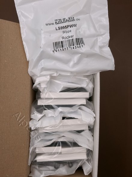 LS995PWW Клавиша для выключателя управления жалюзи; белая