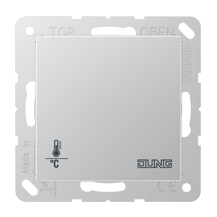 A2178ORTSAL KNX-регулятор с ручкой для установки температуры; алюминий