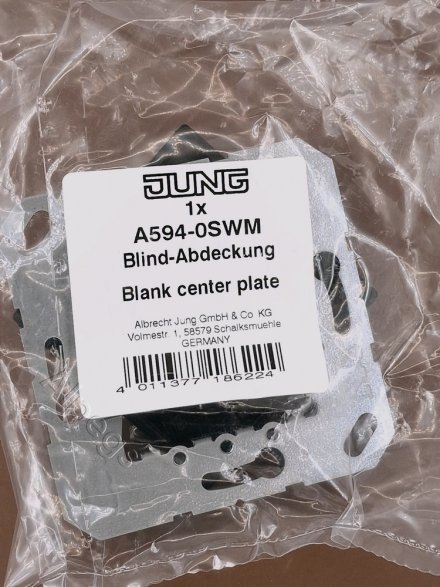 A500 Заглушка, цвет матовый черный A594-0SWM