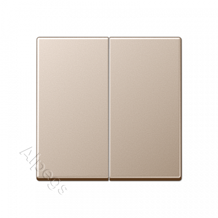 Клавиша для двойного выключателя, шампань EP495CH