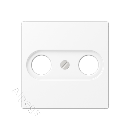 Крышка для TV-розетки цвет Матовый белый, Jung A561BFPLTVWWM