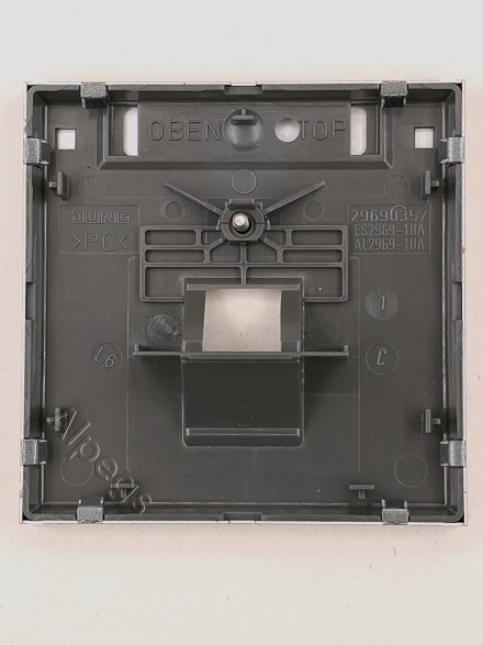 LSmetal Накладка для комп. розетки 1хRJ45, антрацит. AL2969-1UAAN