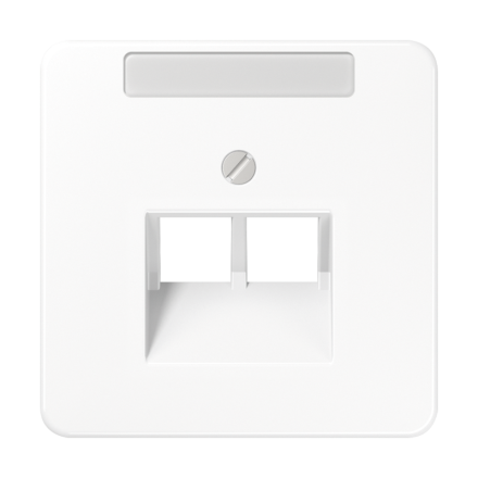 CD569-2NAUAWW Крышка для ординарной телефонной и компютерной розетки  UAE; белая