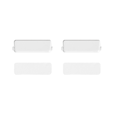 CD95NA накладка из оргстекла с белой подложкой, поле для надписи 9Х27 мм, для серии СD