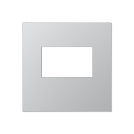 A500 Накладка для USB-зарядных устройств без видимого винта, термопласт, алюминий, Jung A1569USBAL