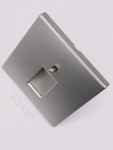 LSmetal Накладка для комп. розетки 1хRJ45, стальн. ES2969-1UA