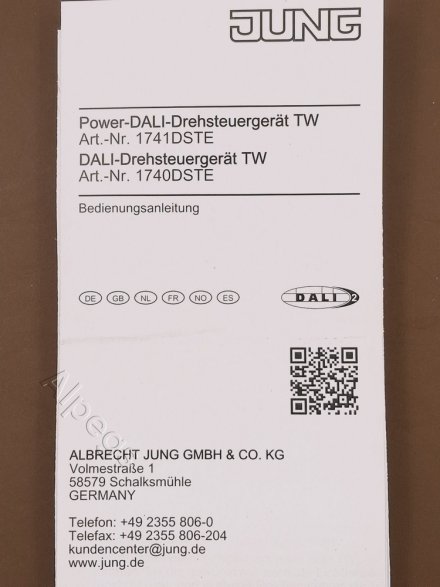 DALI-диммер, питающий 1741DSTE