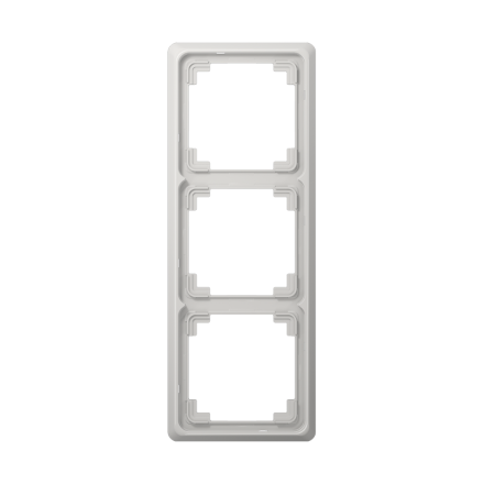 CDP583LG Рамка для вертикальной и горизонтальной установки, 3-кратная, светло-серая