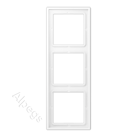 LS990 Рамка 3-ная, цвет Матовый белый LS983WWM