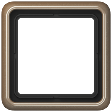 CD581GB Одинарная рамка бронза