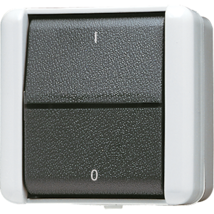 802W Выключатель двухполюсный IP44