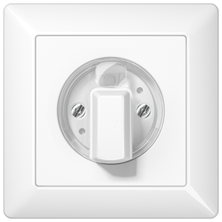 AS1541WW накладка поворотного механизма белая