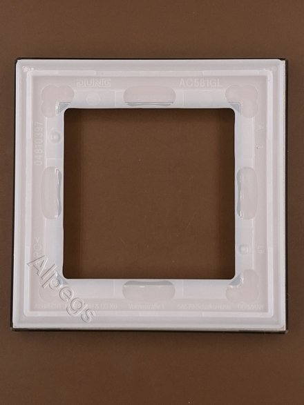 AC581GLCH Рамка 1пост, стекло шампань