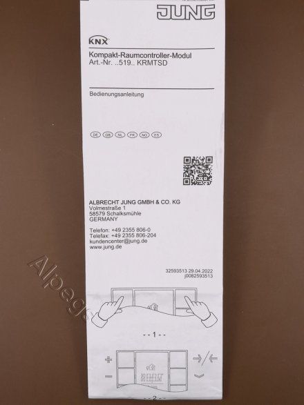 KNX модуль для компактного комнатного контроллера, 4 группы, A5194KRMTSD