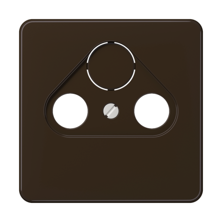 CD561SATBR Накладка для TV розетки коричневый