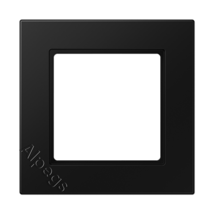 Jung A550 - Рамка 1-ая, цвет матовый черный A5581BFSWM