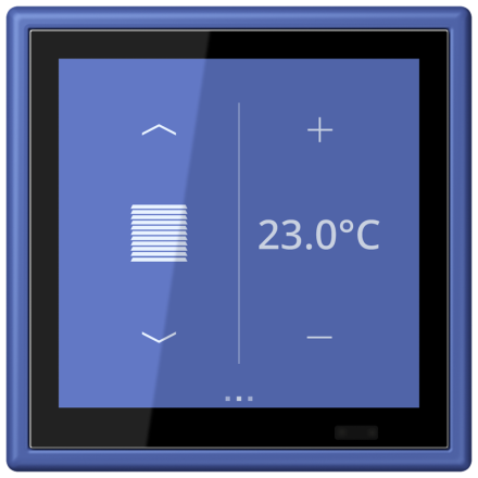 KNX комнатный контроллер LS TOUCH, LC 459 D1 S206