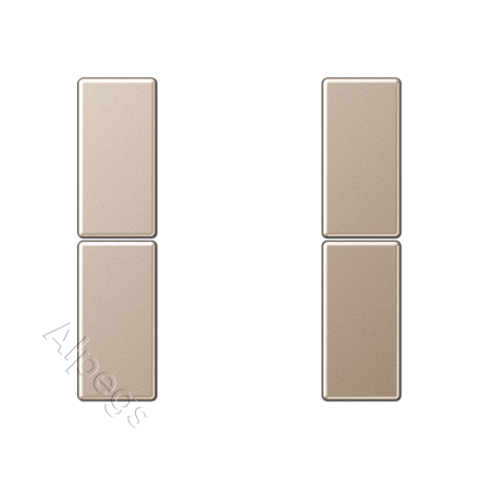 A502TSACH комплект накладок 2гр шампань