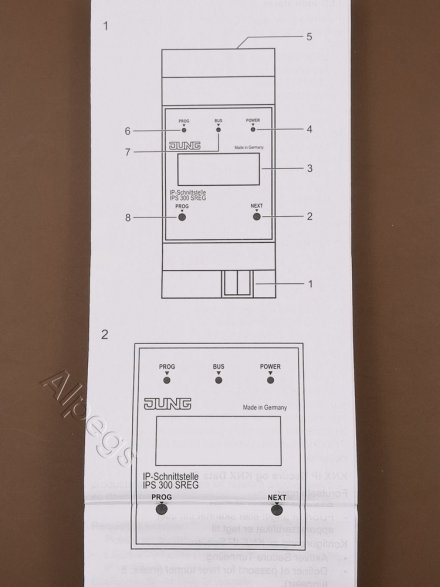 KNX IP-интерфейс, IPS300SREG