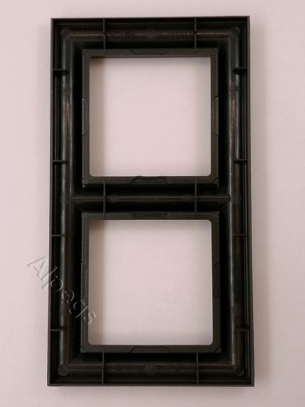 Рамка двойная Jung Eco Profi Deco, антрацит, EPD482AN
