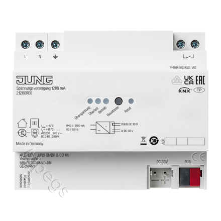 KNX блок питания, 1280 мA