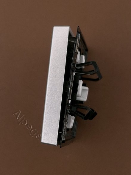 A595PAL Клавиша для жалюзи выключателя; алюминий