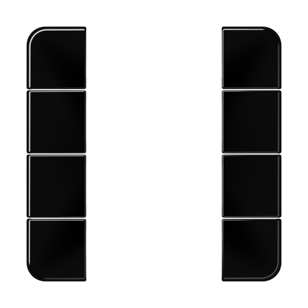 CD504TSASW комплект накладок 4гр черный