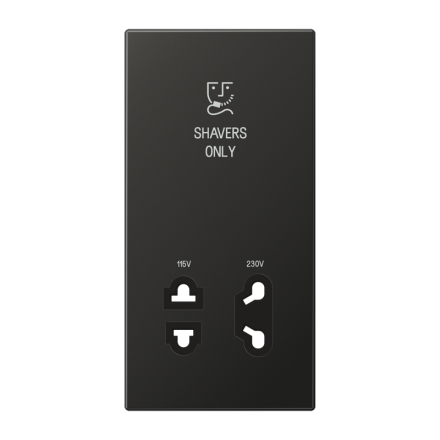 SOAN7522PL накладка бритвенной розетки антрацит