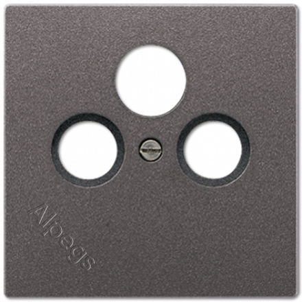 LSmetal Накладка TV/FM/SAT, антрацит. AL2990SATAN