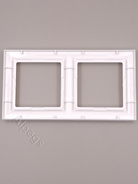 Eco Profi Standart Рамка 2-местная, цвет Белый EPS482WW