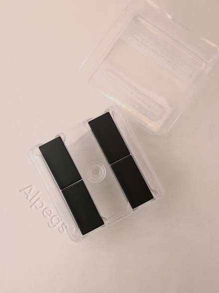 Набор накладок 2 группы для модулей F50, термопласт, черный матовый LS502TSASWM