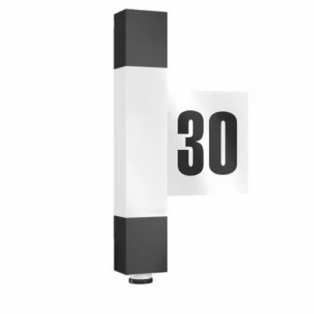 L 630 LED 020378  IP 44 anthracite/matt светодиодный светильник с датчиком движения настенный уличный LED 8,2