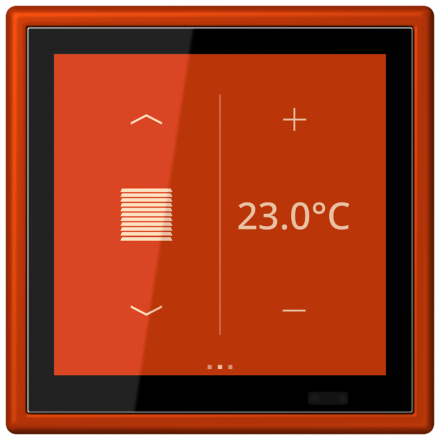 KNX комнатный контроллер LS TOUCH, LC 459 D1 S244