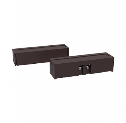 Магнито-контактный накладной датчик для дверей и окон, цвет коричневый