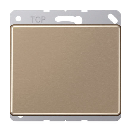 SL561BGB Крышка глухая с опорным кольцом; золотая бронза