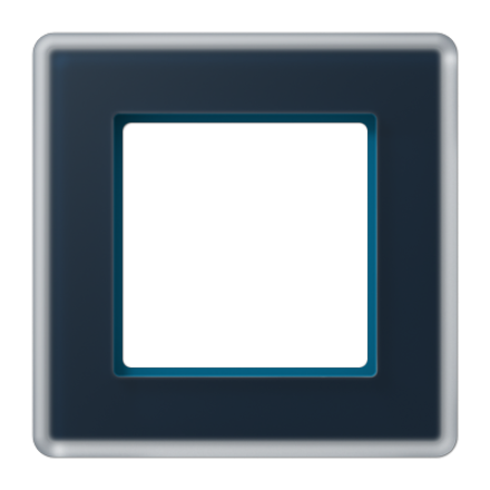 A VIVA Рамка 1-ная, стекло цвет Синий, Jung AV581GLMNB