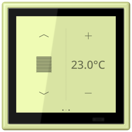 KNX комнатный контроллер LS TOUCH, LC 459 D1 S222