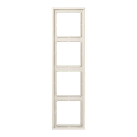 LS984W Рамка 4-кратная; слоновая кость